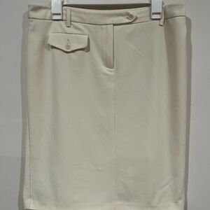 Elegant Ivory Women's Skirt